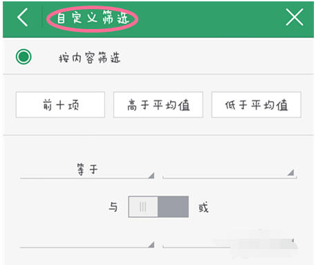 手機(jī)WPS中篩選詳細(xì)操作步驟