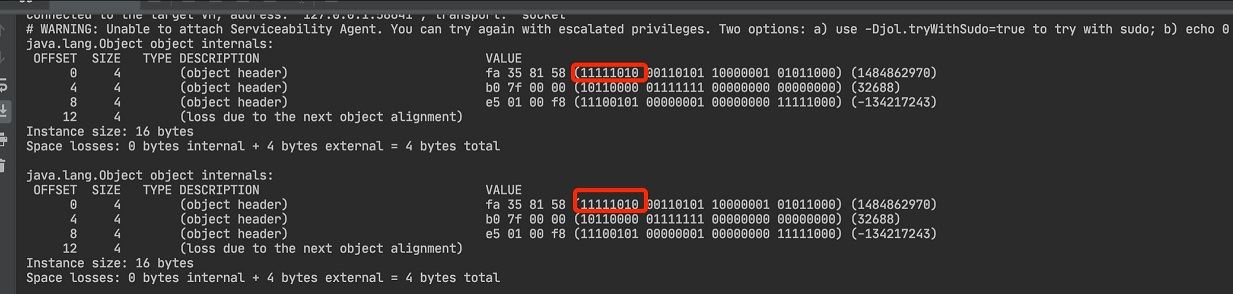 Java synchronized鎖升級jol過程詳解