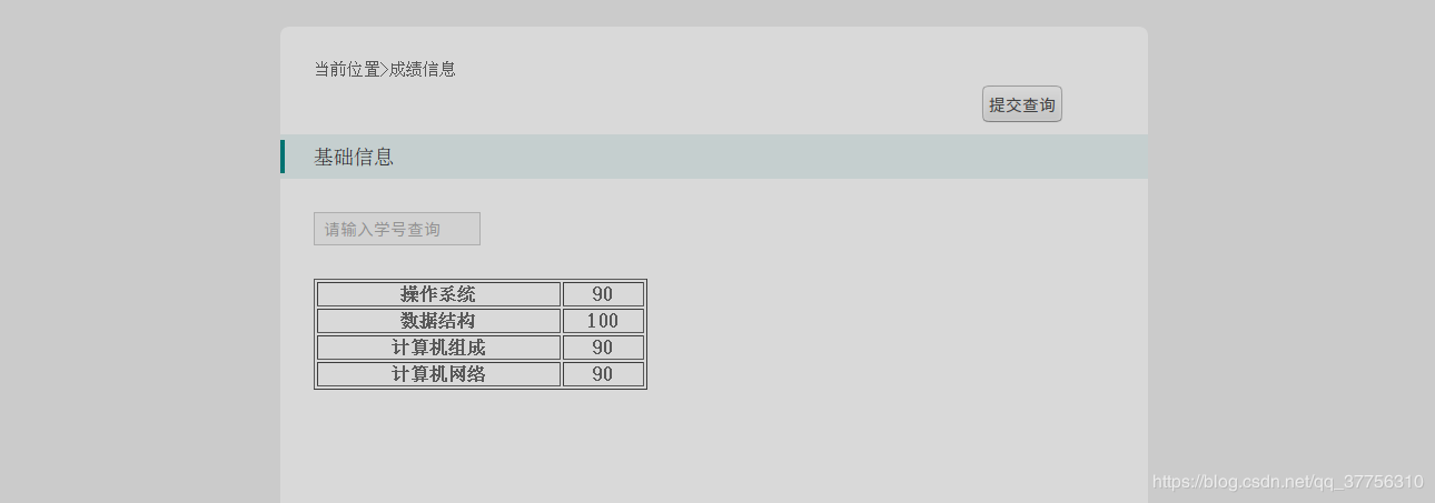 基于php+MySql實現學生信息管理系統實例