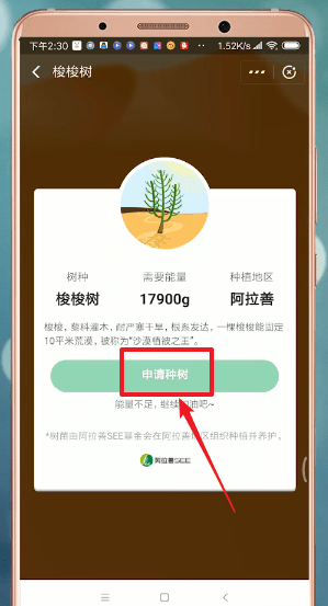 支付寶中螞蟻森林獲得環保證書具體操作步驟