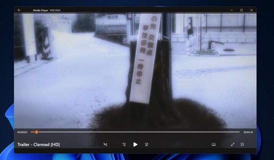 微軟向部分正式版使用者推送新版Win11 Media Player