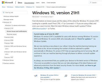 win10 KB5005101更新被撤回 因?yàn)闀?dǎo)致程序無法打開