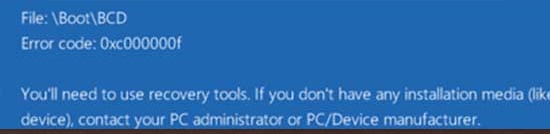 win10藍(lán)屏winload.efi 0xc000000f怎么修復(fù)