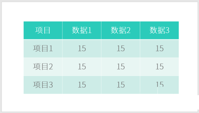 ppt表格單元格實現(xiàn)凹凸效果的具體操作方法