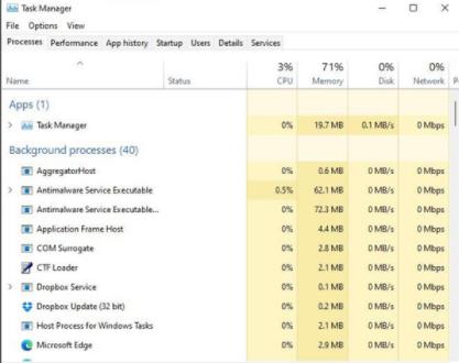 win11找到運行進程教程