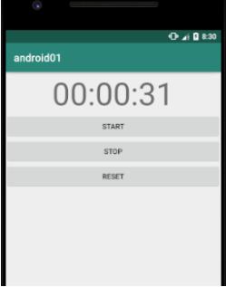 Android實現簡單計時器功能