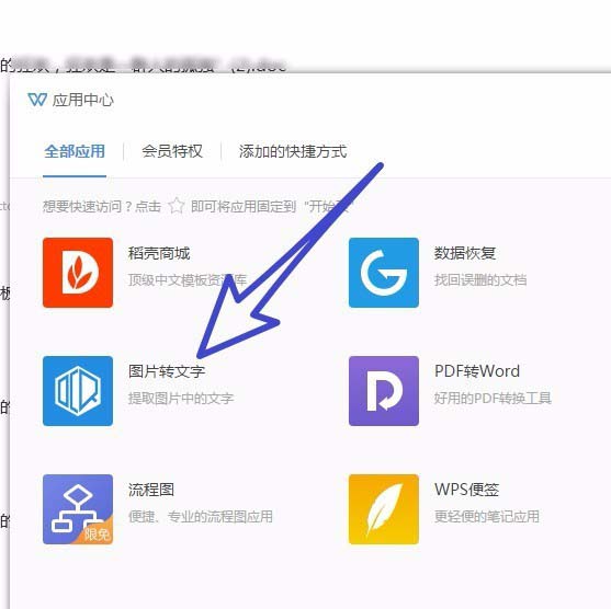 wps2019中圖片如何轉(zhuǎn)文字 具體操作步驟