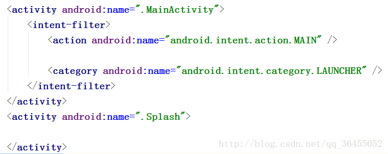 Android App啟動圖啟動界面（Splash）的簡單實現(xiàn)代碼