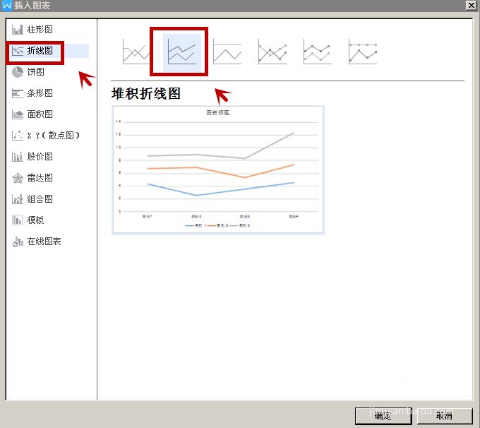 WPS中如何插入折線圖 具體操作流程