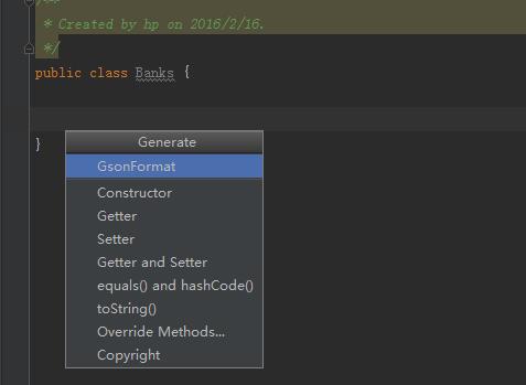 Android Studio 一鍵生成Json實(shí)體類教程
