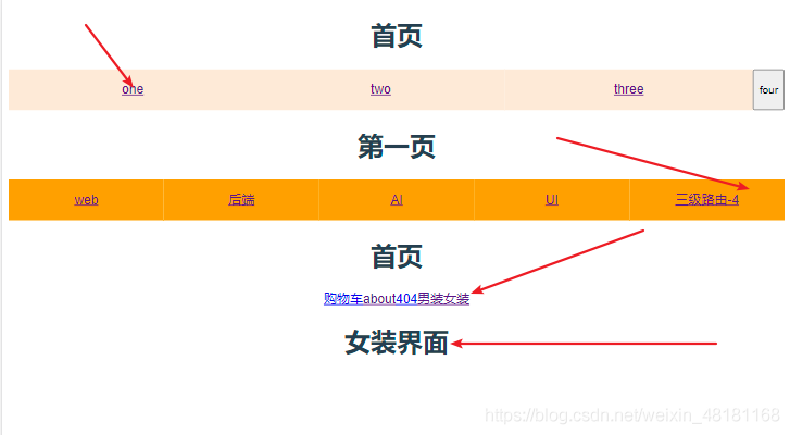 vue實現四級導航及驗證碼的方法實例