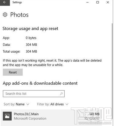 win10中的Photos Add-on怎么卸載?