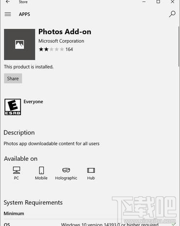 win10中的Photos Add-on怎么卸載?