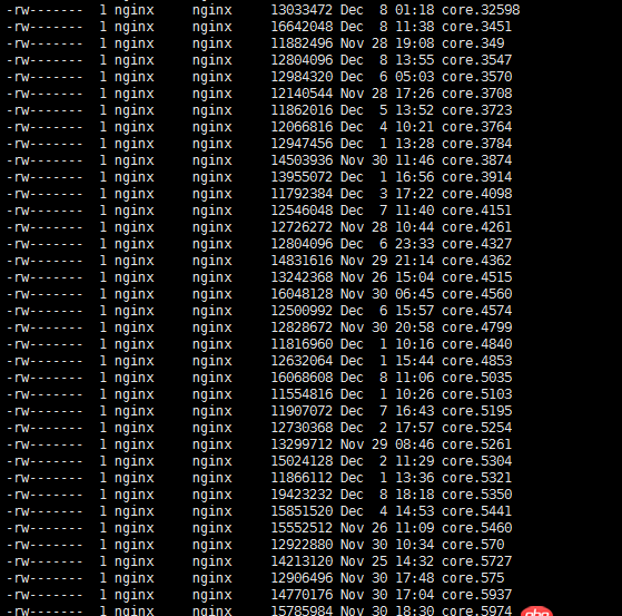 nginx - web服務器根目錄生成了很多這種文件？