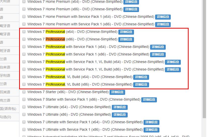 msdn我告訴你win7哪個是專業版