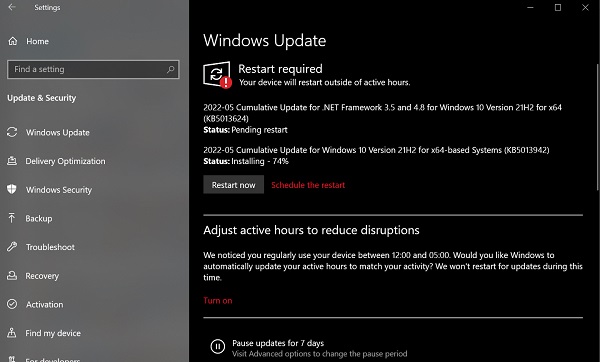 win10更新發(fā)布KB5013942正式版 修復(fù)IE崩潰問題