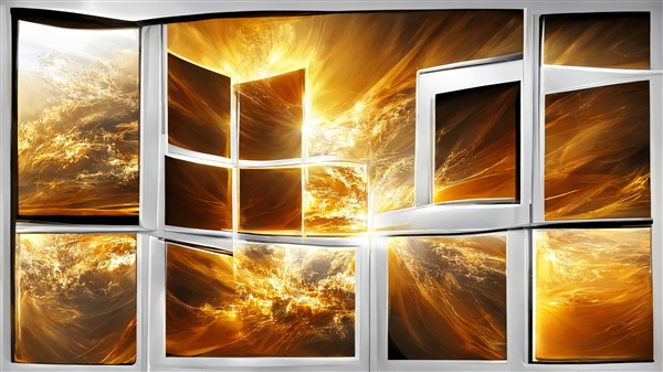 Windows12新畫面展示 由ai工具預測生成的