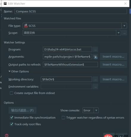 javascript - webstorm新建scss文件時報(bào)錯