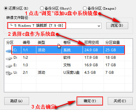 u深度怎么裝win7系統(tǒng)