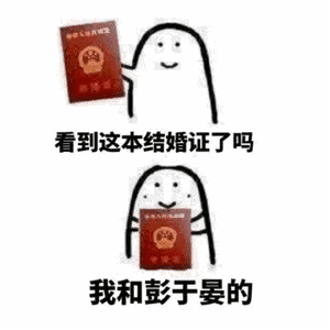 【抖音看見這本結婚證了嗎我和xxx的表情包】高清無水印分享