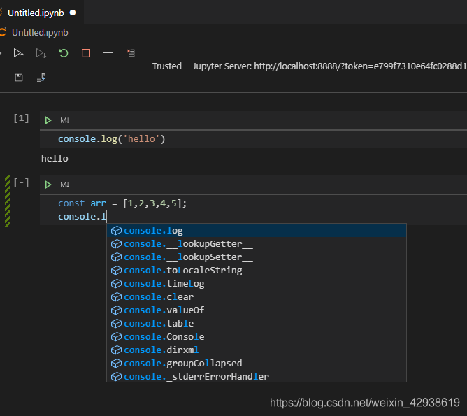Jupyter Notebook運行JavaScript的方法