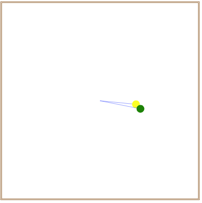 JavaScript實現沿五角星形線擺動的小圓實例詳解