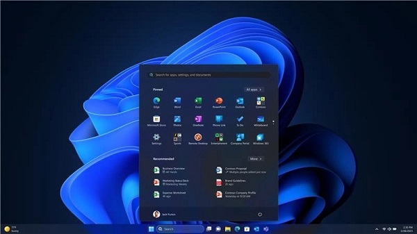 Win11推送2月重磅更新 任務欄增加ai聊天功能