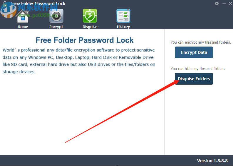 使用Free Folder Password Lock隱藏文件夾的方法步驟