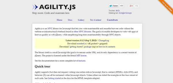 2014年最火的 21個JavaScript 框架