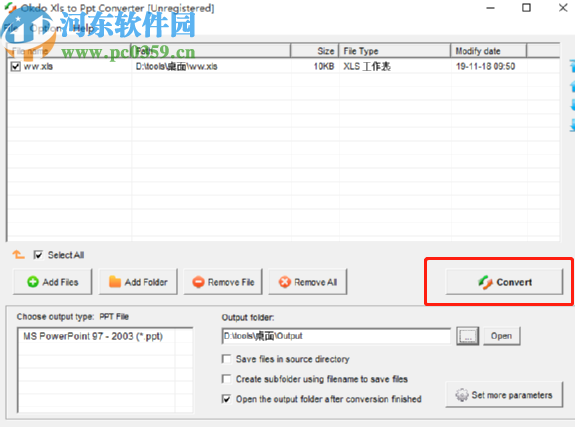Okdo Xls to Ppt Converter將表格轉(zhuǎn)換為PPT的方法