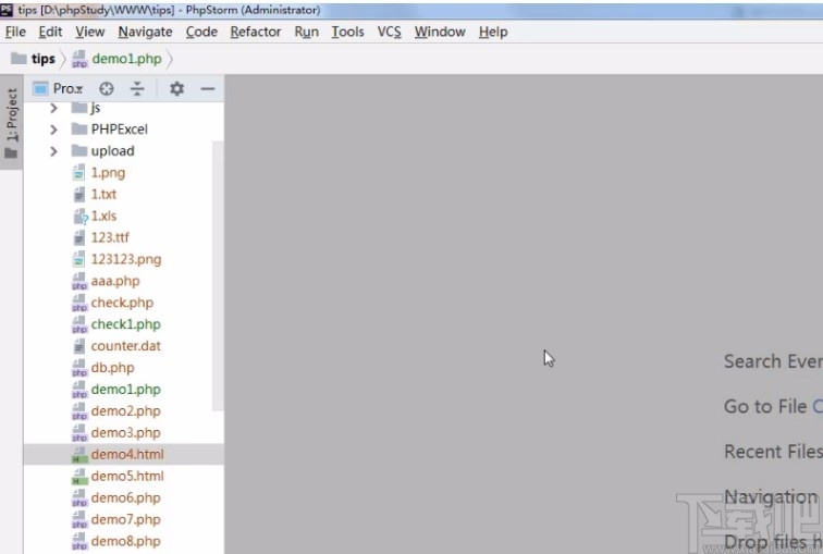 phpstorm設置背景顏色的方法