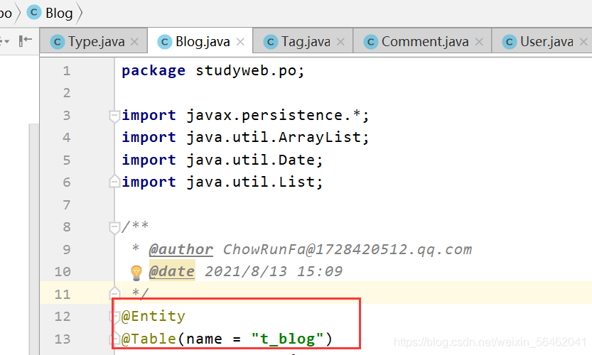 spring boot 日志/頁面處理、實體類構建、后臺管理功能的實現