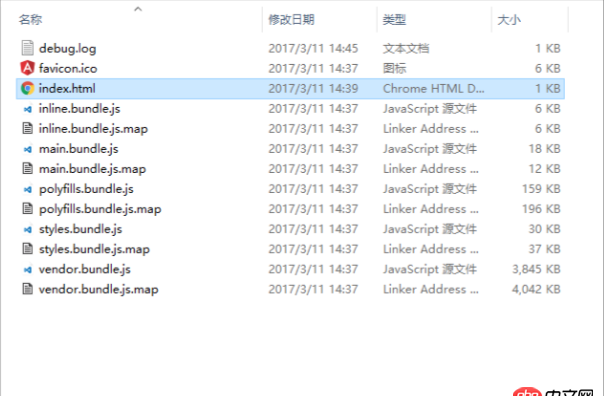 angular.js - Angular 2 寫一 段 Hello 用 ng build 之后點(diǎn)HTML 不能加載