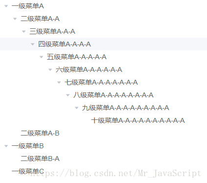 js實(shí)現(xiàn)無限層級樹形數(shù)據(jù)結(jié)構(gòu)(創(chuàng)新算法)