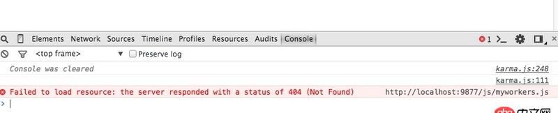angular.js - angular 指令中包含webworker  在單元測試中一直報(bào)找不到worker 文件錯(cuò)誤 如何解決？