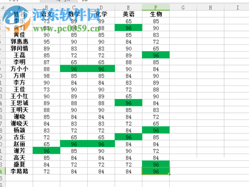 EXCEL標(biāo)示相同值的方法