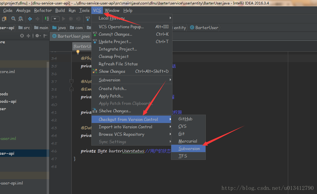 IntelliJ IDEA下的SVN使用(傻瓜式教學(xué))
