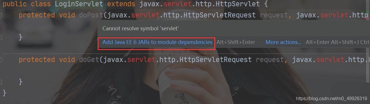 IDEA創建Servlet并配置web.xml的實現