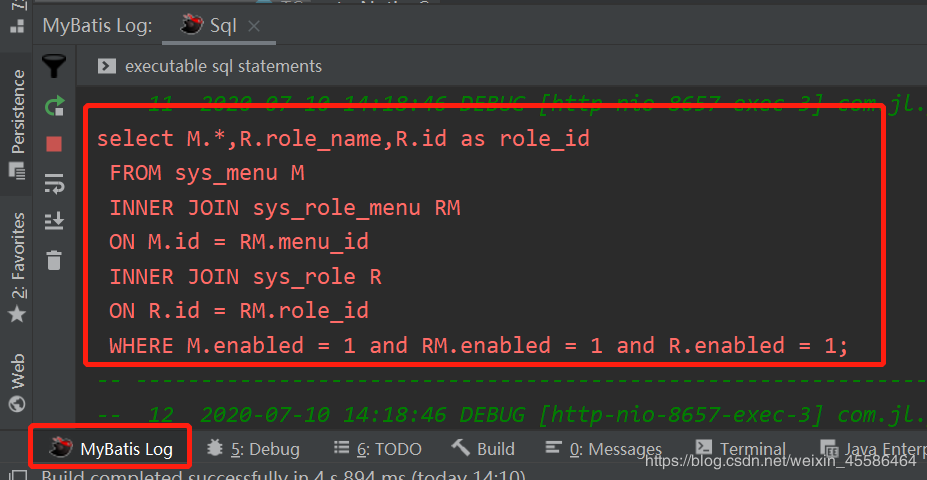 在IDEA中安裝MyBatis Log Plugin插件,執行mybatis的sql語句（推薦）
