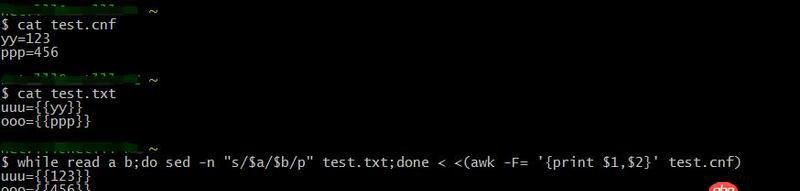 linux - 寫一個修改文件中配置信息的腳本，執(zhí)行錯誤