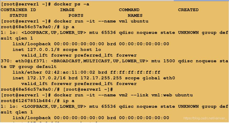 Docker容器間通信與外網通信的操作