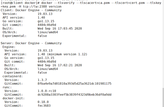 關于docker安全之Docker-TLS加密通訊問題