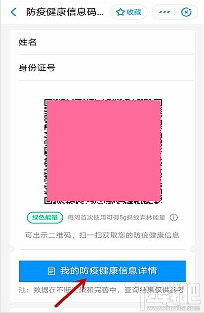 支付寶全國健康碼如何查看個人健康信息詳情？