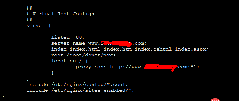 nginx這個反向代理配的有問題嗎？