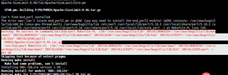 apache - ubuntu環境下安裝bugzilla，執行成功，但是訪問時候出現404 not found