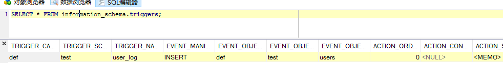 mysql觸發(fā)器trigger實例詳解
