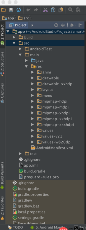 android-studio - android studio 最外層目錄沒了，只有app級(jí)別目錄。