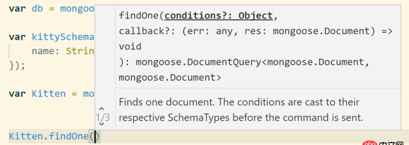 node.js - 關(guān)于mongoose方法的回調(diào)函數(shù)的參數(shù)問題，如何知道參數(shù)個(gè)數(shù)以及參數(shù)代表什么含義呢？