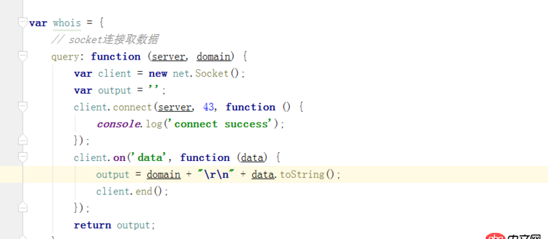 node.js - node socket出錯，這是什么原因？另外我想設(shè)置連接超時，怎么寫呢？