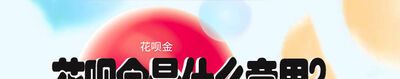 花唄金是什么意思？